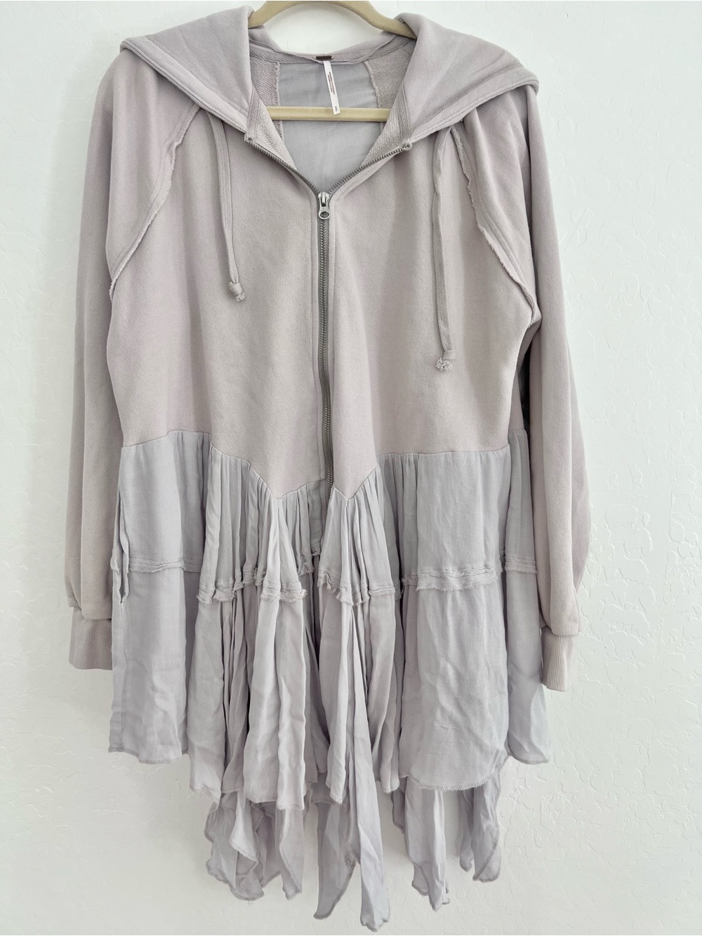 Free People Moon Dust Ethereal Lavender Cardigan Hoodie - Picture 5 of 10